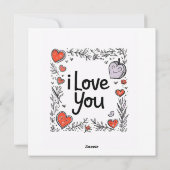 バレンタインデイツリーハート シーズンカード (裏面)