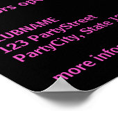 バレンタインデイディスコボール – パーティーポスタープリント ポスター (角)