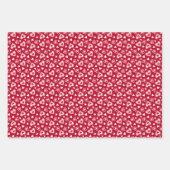 バレンタインデイトストレースハート ラッピングペーパーシート (正面)