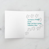 バレンタインデイドイツの羊飼い シーズンカード (内部)