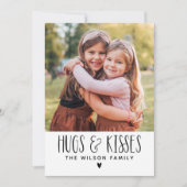 バレンタインデイハグキス写真 シーズンカード (正面)