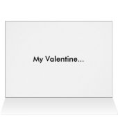 バレンタインデイハート型クッキーカード (内部横(上))