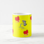 バレンタインデイバニーラビットラブマグ コーヒーマグカップ (中央)