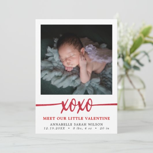 バレンタインデイフォト誕生  案内状 (スタンド正面)