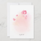 バレンタインデイベアカード 招待状 (裏面)