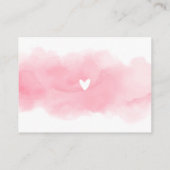 バレンタインデイベアブックベビーカード エンクロージャーカード (裏面)