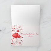 バレンタインデイベア カード (内部)