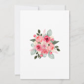 バレンタインデイベビーシャワー招待状 招待状 (裏面)