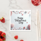 バレンタインデイペーパーナプキン スタンダードカクテルナプキン (インサイチュ)