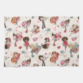 バレンタインデイホリデー キッチンタオル (横)