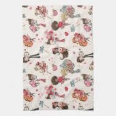 バレンタインデイホリデー キッチンタオル (縦)