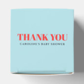 バレンタインデイボーイベビーシャワーハート フェイバーボックス (上部)