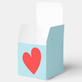 バレンタインデイボーイベビーシャワーハート フェイバーボックス (オープン)