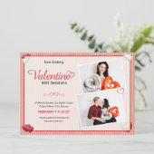 バレンタインデイミニセッションテンプレート シーズンカード (スタンド正面)