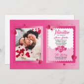 バレンタインデイミニセッションテンプレート シーズンカード (正面/裏面)