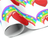 バレンタインデイラッピング紙ハッピーバースデー ラッピングペーパー (ロールコーナー)