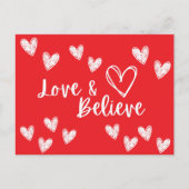 バレンタインデイラブ&コレクシ信じョン ポストカード (正面)