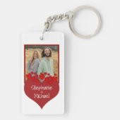 バレンタインデイロマンチック鍵へ私のハート キーホルダー (裏面)