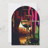 バレンタインデイワインシャルキュテリーフレンドパーティー 招待状 (正面)