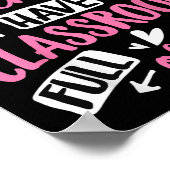 バレンタインデイ先生おもしろい教室スクールヴァーレ ポスター (角)