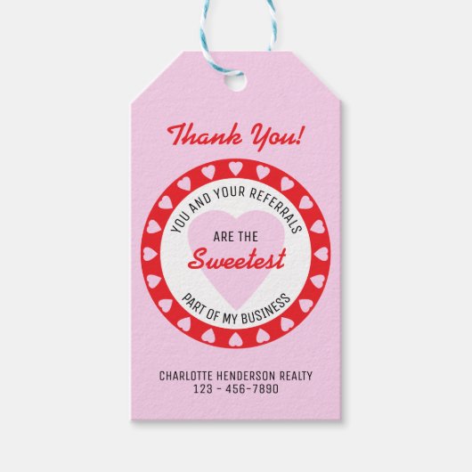 バレンタインデイ実在エステートスイート紹介 ギフトタグ (正面)