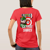 バレンタインデギフトアイディア妻の愛すべてを征服 Tシャツ (裏面)