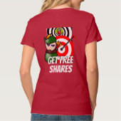 バレンタインデギフトアイディア妻の愛すべてを征服 Tシャツ (裏面)