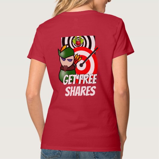 バレンタインデギフトアイディア妻の愛すべてを征服 Tシャツ (裏面)