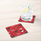 バレンタインデクシュントスクエア紙コースター スクエアペーパーコースター (インサイチュ)