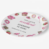 バレンタインデザート小さな恋人誕生日かわいい ペーパープレート (アングル)