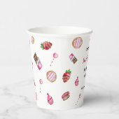 バレンタインデザート小さな恋人誕生日かわいい 紙コップ (右)