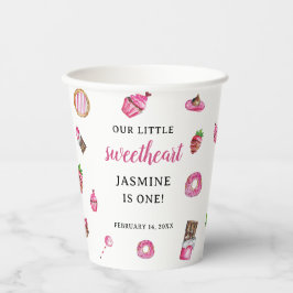 バレンタインデザート小さな恋人誕生日かわいい 紙コップ