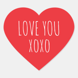 バレンタインデスティッカー ハートシール