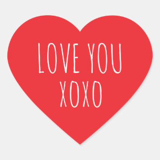 バレンタインデスティッカー ハートシール