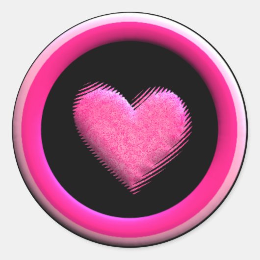 バレンタインデスティッカー ラウンドシール (正面)