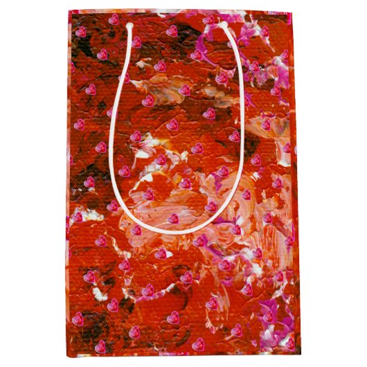 バレンタインデス – フチなし ミディアムペーパーバッグ (正面)