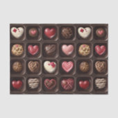 バレンタインデチョコレートキャンディ 薄葉紙 (正面)