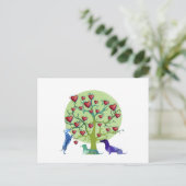 バレンタインデックシュントハートはがき シーズンポストカード (スタンド正面)