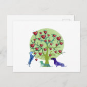 バレンタインデックシュントハートはがき シーズンポストカード (正面/裏面)