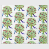 バレンタインデックシュントハート光沢ラッピング紙 ラッピングペーパー (フラット)