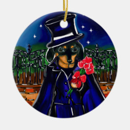 バレンタインデックシュント セラミックオーナメント