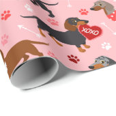 バレンタインデックシュント ラッピングペーパー (ロールコーナー)