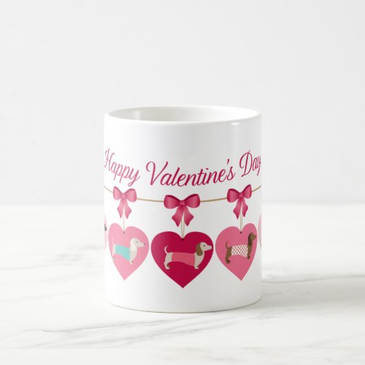 バレンタインデッシュンコーヒーマグギフト コーヒーマグカップ (中央)