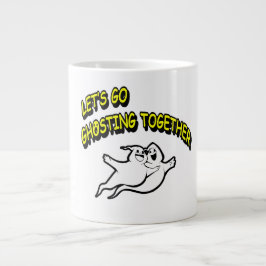 バレンタインデハロウィンゴースト専門マグカップ ジャンボコーヒーマグカップ