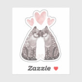 バレンタインデユキヒョウ シール (シート)