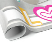 バレンタインデラッピングトイレ紙ラブ ラッピングペーパー (ロールコーナー)