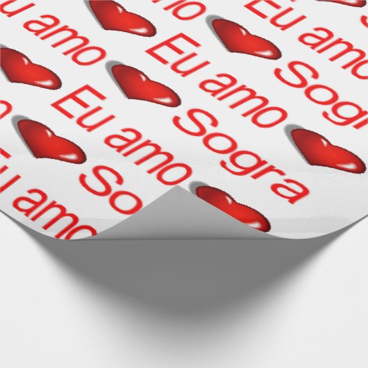 バレンタインデラッピング紙エウアモソグラマザー ラッピングペーパー (角)