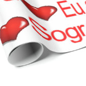 バレンタインデラッピング紙エウアモソグラマザー ラッピングペーパー (ロールコーナー)