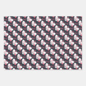 バレンタインデラッピング紙シート ラッピングペーパーシート (正面3)