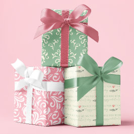 バレンタインデラッピング紙シート ラッピングペーパーシート